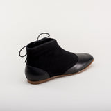 Keckley Victorian Side-Lace Boots (Black/Black)