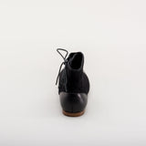 Keckley Victorian Side-Lace Boots (Black/Black)