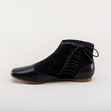 Keckley Victorian Side-Lace Boots (Black/Black)