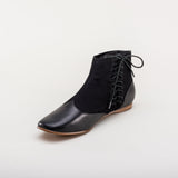 Keckley Victorian Side-Lace Boots (Black/Black)