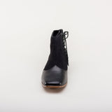 Keckley Victorian Side-Lace Boots (Black/Black)