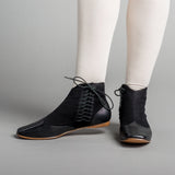 Keckley Victorian Side-Lace Boots (Black/Black)