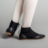 Keckley Victorian Side-Lace Boots (Black/Black)