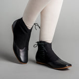 Keckley Victorian Side-Lace Boots (Black/Black)