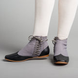Keckley Victorian Side-Lace Boots (Grey/Black)