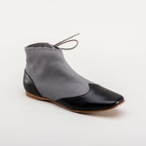 Keckley Victorian Side-Lace Boots (Grey/Black)