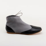 Keckley Victorian Side-Lace Boots (Grey/Black)