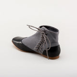 Keckley Victorian Side-Lace Boots (Grey/Black)