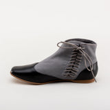 Keckley Victorian Side-Lace Boots (Grey/Black)