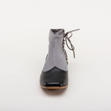 Keckley Victorian Side-Lace Boots (Grey/Black)
