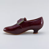 Kensington 18th Century Leather Shoes (Bordeaux)
