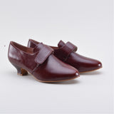 Kensington 18th Century Leather Shoes (Bordeaux)