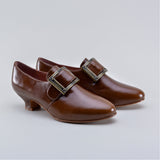 Kensington 18th Century Leather Shoes (Walnut)