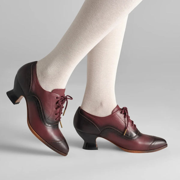 Londoner Edwardian Oxfords (Cherry)