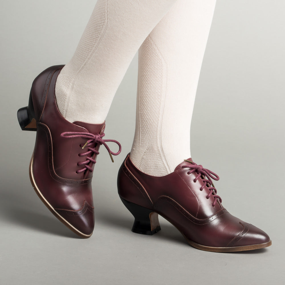 Londoner Edwardian Oxfords (Cherry)