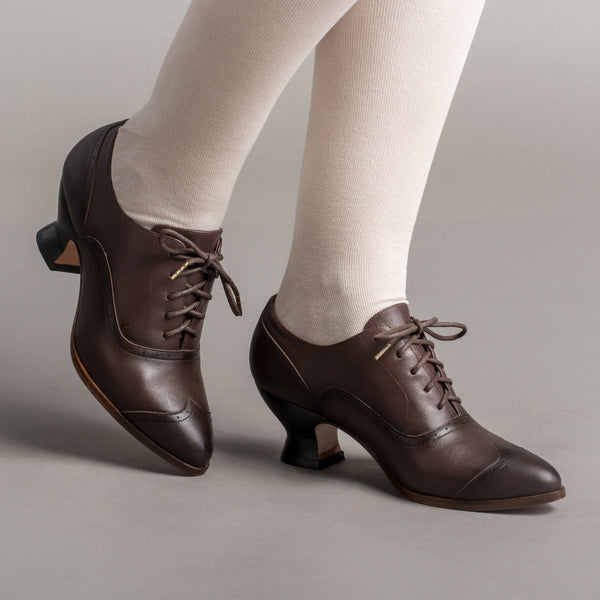 Londoner Women's Edwardian Oxfords (Brown)
