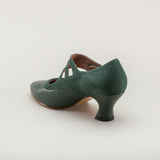 Mae Edwardian Shoes (Green)