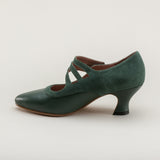 Mae Edwardian Shoes (Green)