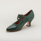 Mae Edwardian Shoes (Green)