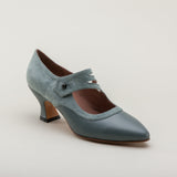 Mae Edwardian Shoes (French Blue)