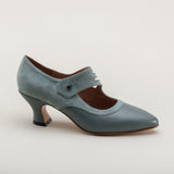 Mae Edwardian Shoes (French Blue)