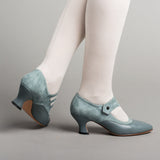 Mae Edwardian Shoes (French Blue)