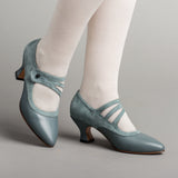 Mae Edwardian Shoes (French Blue)