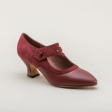 Mae Edwardian Shoes (Red)