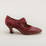 Mae Edwardian Shoes (Red)