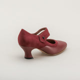 Mae Edwardian Shoes (Red)