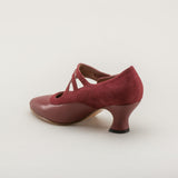Mae Edwardian Shoes (Red)