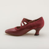 Mae Edwardian Shoes (Red)