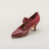 Mae Edwardian Shoes (Red)