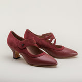 Mae Edwardian Shoes (Red)