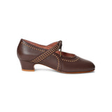 Margaret 1920s Shoes - Tan/Brown