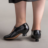 Millie 1920s Mary Jane Shoes - Black