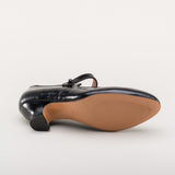 Millie 1920s Mary Jane Shoes - Black