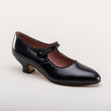 Millie 1920s Mary Jane Shoes - Black