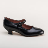 Millie 1920s Mary Jane Shoes - Black
