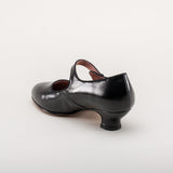 Millie 1920s Mary Jane Shoes - Black