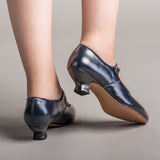 Millie 1920s Mary Jane Shoes - Navy