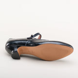 Millie 1920s Mary Jane Shoes - Navy
