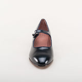 Millie 1920s Mary Jane Shoes - Navy