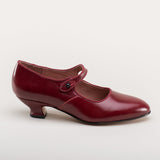 Millie 1920s Mary Jane Shoes - Oxblood
