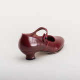 Millie 1920s Mary Jane Shoes - Oxblood