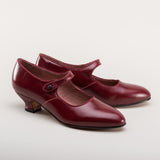 Millie 1920s Mary Jane Shoes - Oxblood