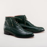 Noble Men's Vintage Lace-Up Boots (Green)