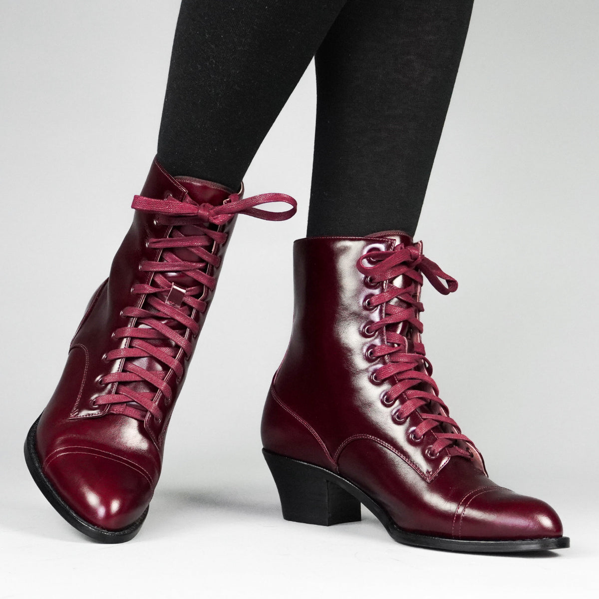 Paris Boots (Burgundy)