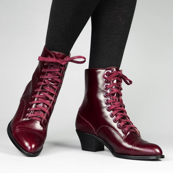 Paris Boots (Burgundy)