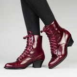 Paris Boots (Burgundy)